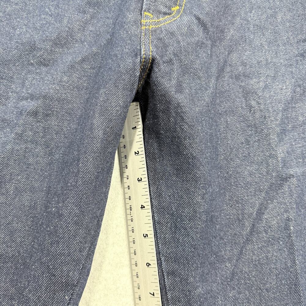 Levi's 517 Men's Boot Cut Jeans Dark Blue W34 L32 100% Cotton - Picture 4 of 15